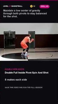 Basketball Spin Shot Workout: Intermediate 35-Min Spin-Shot Variations and Footwork Drills