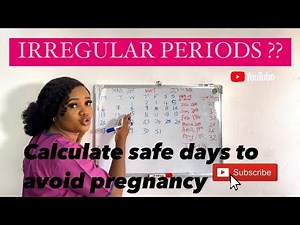 HOW TO CALCULATE SAFE DAYS AND FERTILE PERIOD WITH IRREGULAR PERIODS #irregularperiod #fertiledays