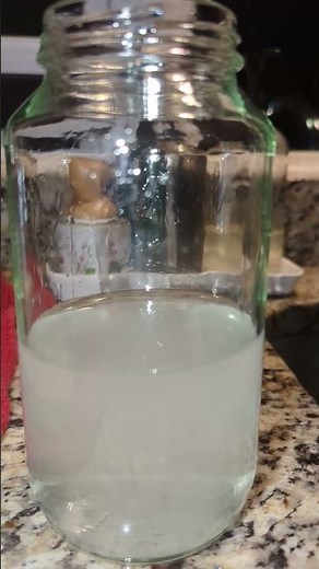 Why is my water so cloudy, then it gets clear? Science?