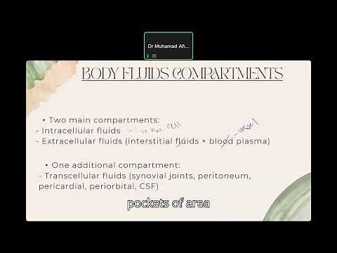Body Fluids (1/3) - Introduction and Body Fluids Compartments