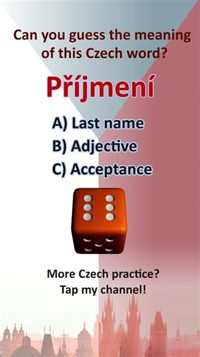 Guess This Czech Word! 🇨🇿 (#94) #learnczech #quiz #ceskyjazyk #english #czechlisteningpractice