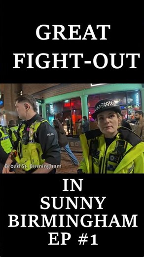 Police night in Brum gets wild #birmingham #shorts