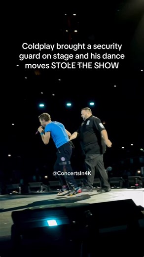 ConcertsIn4K on Instagram: "Coldplay brought a security guard on stage and his dance moves STOLE THE SHOW!! @coldplay #coldplay #coldplaystanford #coldplayconcert #coldplayfans #coldplayyellow #coldplaylive #coldplaytour #musicofthespheresworldtour #musicofthespheres #musicofthespherestour"