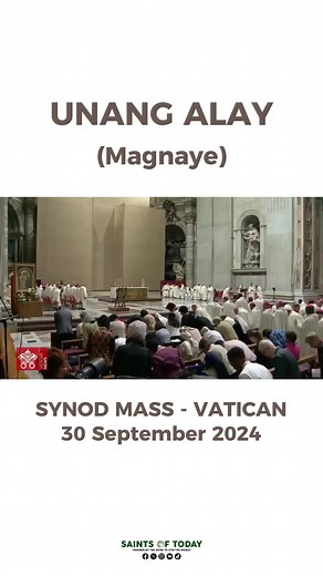 Filipino Catholic Hymn 'Unang Alay' Sung in the Vatican - Mass for the Synod 2024