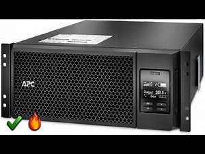 APC SRT5KRMXLT 5000VA 208V 4800W On Line Double Conversion SRT Smart UPS L6 30P (Renewe -