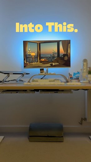 clouds ☁️✨ on Instagram: "who knew cable management could be so lit 睊拾 Cable management system from @desktronic (use code CLOUDS for discount) Lights from @goveeofficial Plug adapter from @ankerofficialuk @anker_official Inspo pics from @maisyleigh @cozy.games @crossingani_ #cablemanagement #desksetup #desktour #deskinspiration #setup #setupaesthetic #cables #deskspace #deskgoals #deskdecor #deskorganization #deskaesthetic #wfhsetup #homeoffice #homeofficeinspiration"