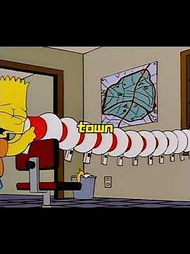 Bart’s Speaker Prank.#thesimpsons