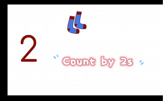 【英文儿歌】 Count By 2s_哔哩哔哩_bilibili
