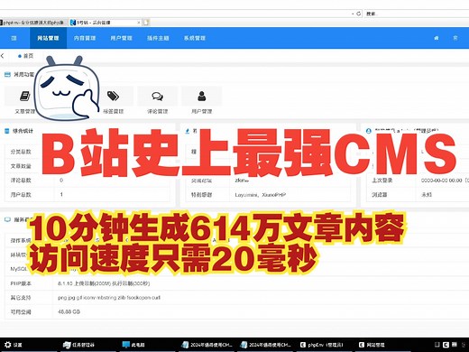 2024年值得使用并推荐的cms