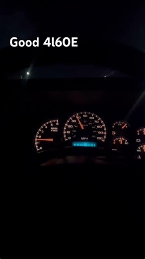 This is how a healthy 4l60E should shift