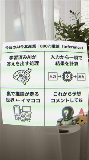 今日のAI今北産業｜0007:推論（Inference）#AI #推論 #Inference