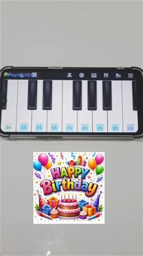 Happy birthday song piano tutorial #music #piano #shorts #trending #ytshorts #foryou