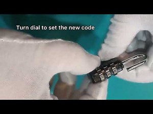 How to Set The Combination Lock: