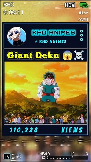 Giant Deku 😱☠️ | #anime #myheroacademia