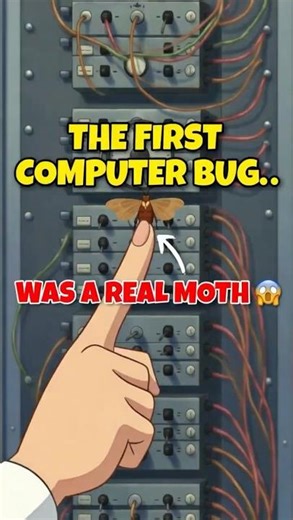 The First “Computer Bug” Was a REAL Moth 😱 (True Story)