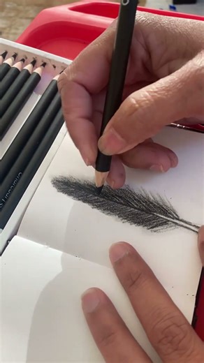🪶 #featherpainting #feather #drawingstyles #sketchingdrawing #shortvideo #short #sketchart #art