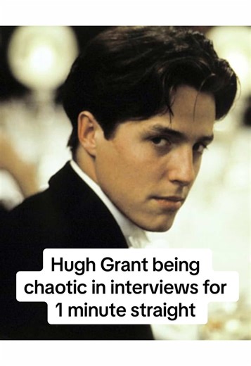 Hugh Grant's Chaotic Interview Moments in 1 Minute