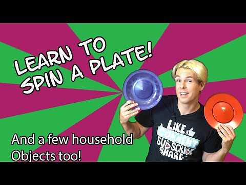 Learn to spin a plate! Beginner plate spinning tutorial.