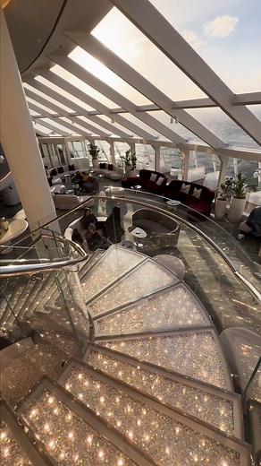67K views · 595 reactions | A sneak peek into MSC World Europa’s Top Sail Lounge Enjoy breathtaking panoramic views, personalised service, and a serene atmosphere in the MSC Yacht Club Top Sail Lounge ⭐Discover the ultimate luxury cruise experience. https://bit.ly/3S8YlZJ | MSC Cruises | Facebook