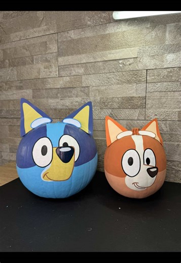 Creative Pumpkin Painting Ideas Inspired by Bluey