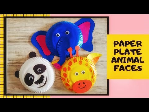 Paper plate craft | How to make paper plate Animals l cute animal crafts