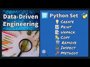 Python Set for Data-Driven Engineering