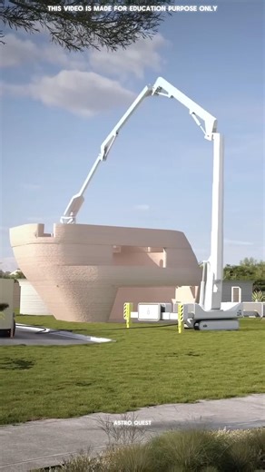 A Robot Built This Home! #science #shorts