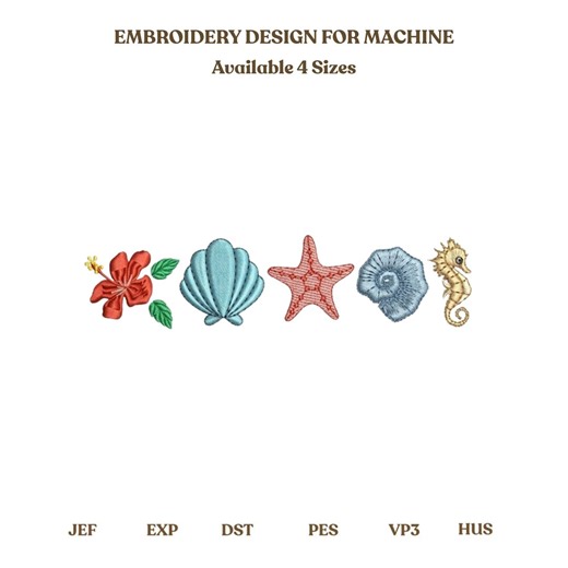 Sea Animals Embroidery Designs Bundle,ocean Animals,beach Coastal Fisherman Sea Embroidery - Etsy