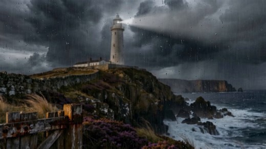 Lighthouse, Cliff, Promontory. Free Stock Video
