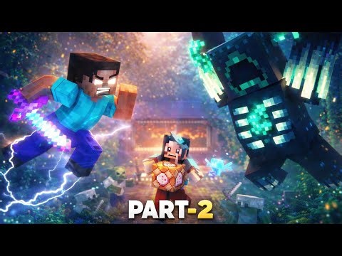 MINECRAFT 😱 HORROR FIGHT || 2ND PART || STEVE AND ALEX DANGEROUS SCARY FIGHT WITH WARDEN IN HELL ||