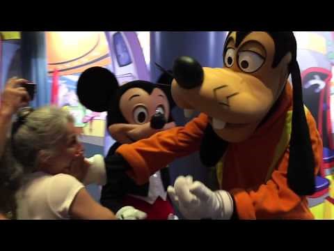Epcot Character Spot Meet Disney and Pals Mickey, Goofy and Minnie