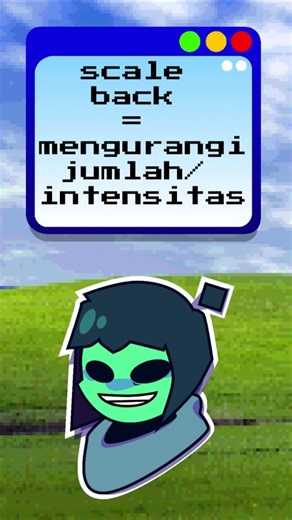 Arti "Scale Back" #belajarbahasainggris #phrasalverbs