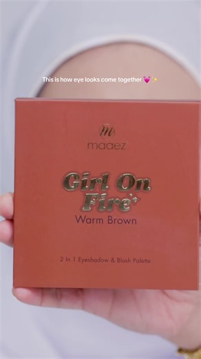 Creating eye looks is effortless with Maaez Palette. Rich pigments, smooth blending and versatile shades that add depth and definition in every swipe. Whether you’re going soft or bold, this palette makes every look stand out beautifully 🤎 #maaez #maaezcosmetics #maaezbeautyhq #maaezfoundation