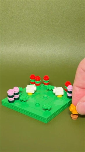Making miniature chickens out of lego! #minecraft #lego
