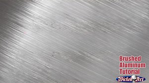 Airbrush tutorial: Creating brushed aluminum effects easily