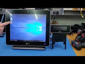 NCR with Customer Display Unit boot sequence