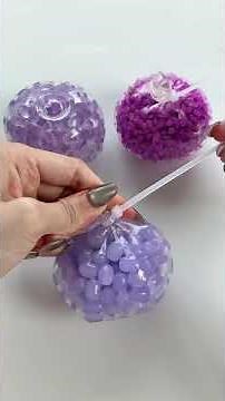 Which Lavender Stress Ball Sounds the Best? 💜👂 DIY ASMR | JoliSlime.com