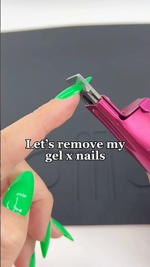 Remove Gel X Nails FAST at Home 😱 No Damage! #nails #nailboo #nailboopartner