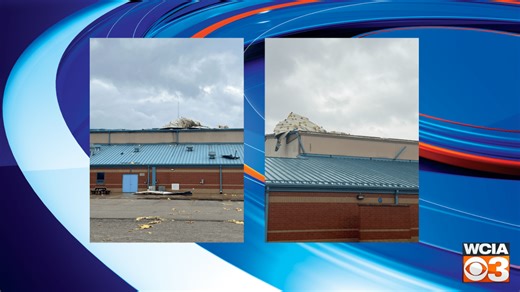 UPDATE: Storm damages roof of Livingston Co. school, gym to close for the school year