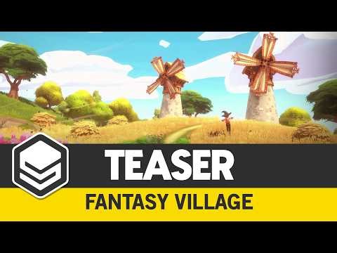 POLYGON Fantasy Village - (Teaser) 3D Low Poly Art for Games by #SyntyStudios