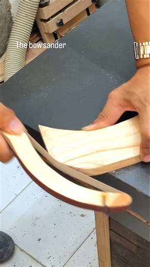plywoodworking on Instagram: "Now sander curve or rounded corner more easily with the bow sander #woodworking #diy #tips #plywoodworking"