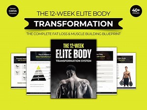 12-week Elite Body Transformation Program | Fat Loss & Muscle Gain (PDF Printable Tracker) - Etsy