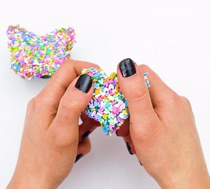 Satisfying Squeezing And Crushing Colorful Crunchy Butterfly And Heart Foam