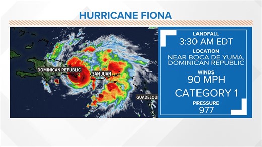 Hurricane Fiona makes second landfall