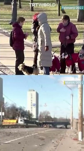 Life in Kiev before and after war