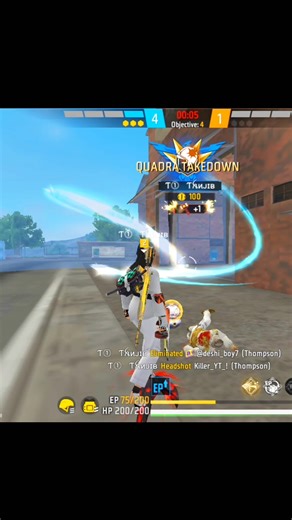 free fire cs mach 1 v 4 #freefire #garenafreefire #support #battleroyale #battleriteroyale #royalep