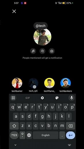 How to mention someone on instagram notes #InstagramNotes #shorts