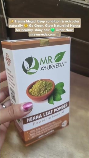 The Best Henna Leaf Powder for Gorgeous Hair! ✨ Natural Hair Care Secrets 🌸 | #haircareroutine