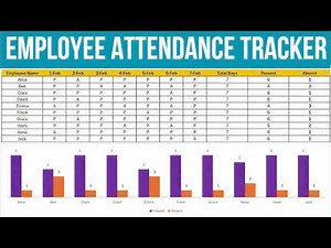 Build an Employee Attendance Tracker in Excel (Step-by-Step Guide)