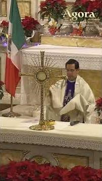 Benediction with the Blessed Sacrament from the Basilica of Our Lady of San Juan de los Lagos.